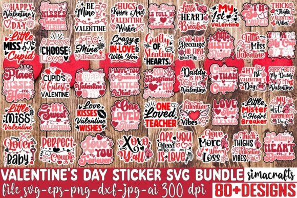 Download Valentine's Day Sticker SVG PNG Bundle - Sticker Collection