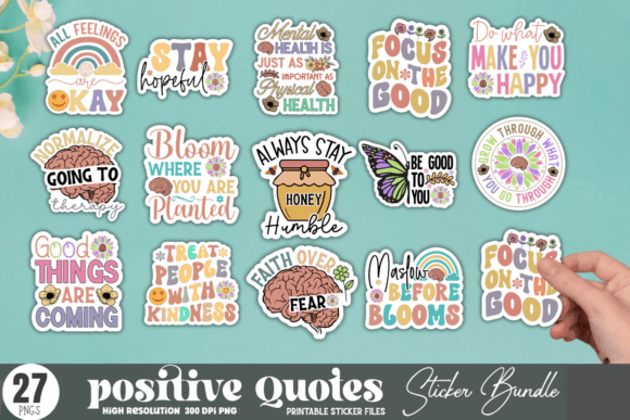 Download Mental Health Sticker Bundle - Sticker Collection