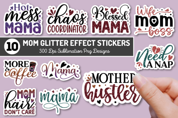 Download Mom Sublimation Stickers Bundle - Sticker Collection