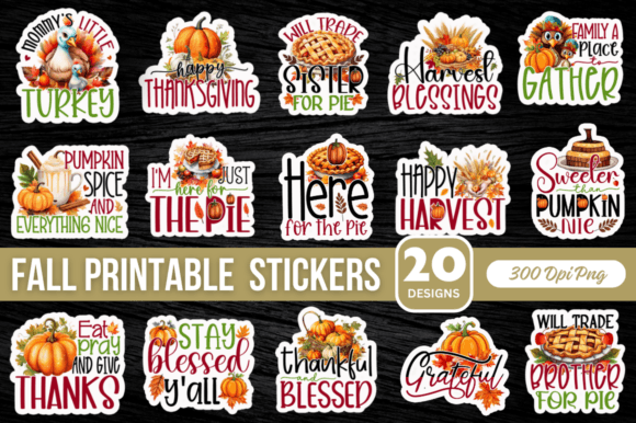 Download Fall Stickers Bundle - Sticker Collection