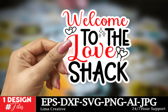 Download Welcome to the Love Shack Sticker - Sticker Collection