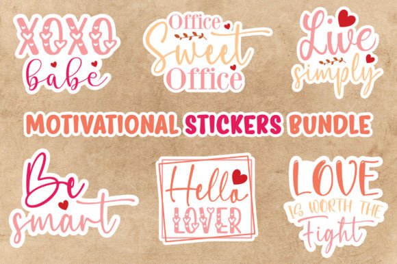 Download Motivational Stickers Bundle - Sticker Collection