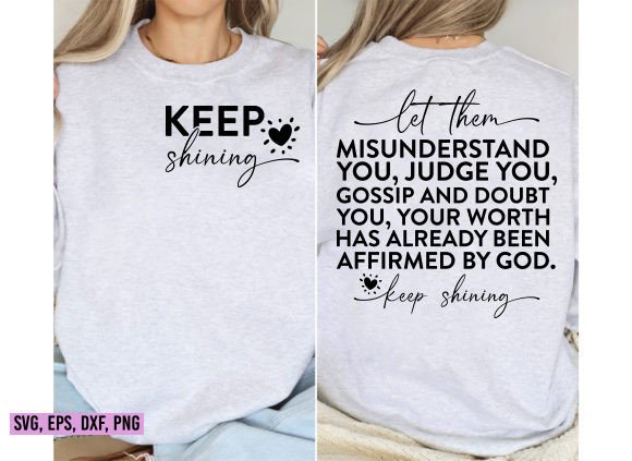 Download Let Them Keep Shining, Inspirational SVG - Inspirational Collection