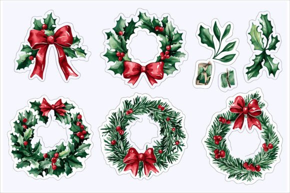 Download Merry Christmas Sticker Pack Vector Art - Sticker Collection