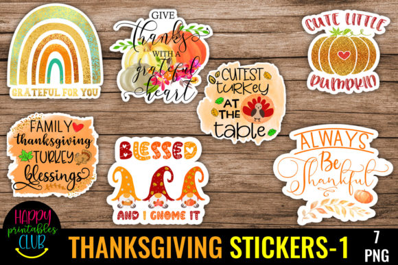 Download Thanksgiving Stickers 1-Thanksgiving - Sticker Collection