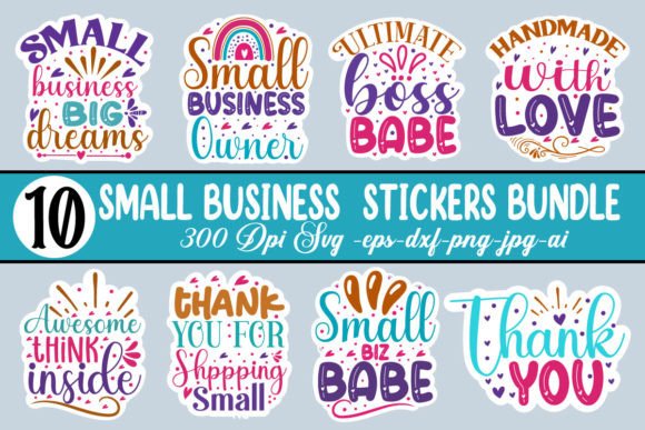 Download Small Business Sublimation Stickers Bund - Sticker Collection