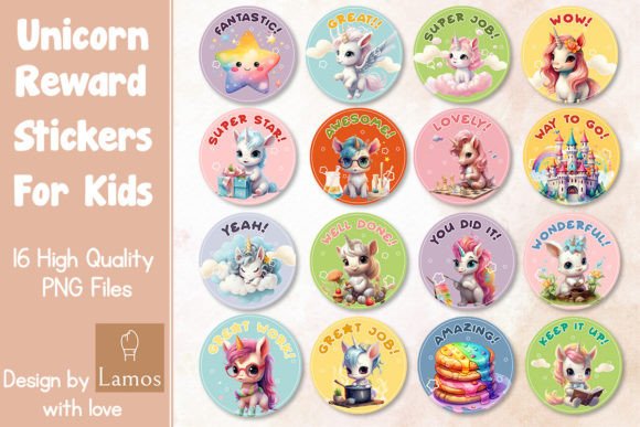 Download Unicorn Reward Stickers for Kids - Sticker Collection