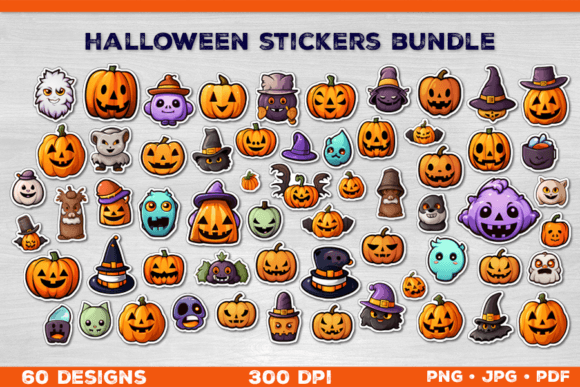 Download Halloween Stickers PNG. Pumpkin Stickers - Sticker Collection