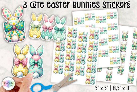 Download Cute Easter Bunny Stickers - Sticker Collection