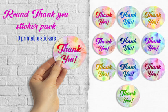 Download Thank You Stickers Round Package Sticker - Sticker Collection