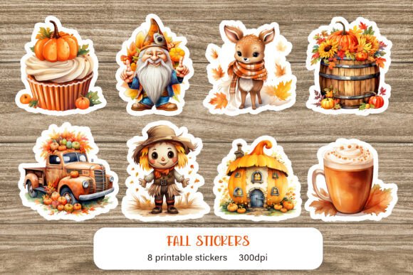Download Fall Stickers Sublimation Autumn Sticker - Sticker Collection