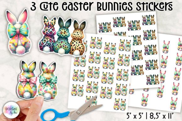 Download Cute Easter Bunny Stickers - Sticker Collection