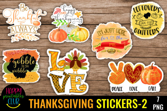 Download Thanksgiving Stickers 2- Stickers - Sticker Collection