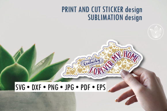 Download Kentucky Print and Cut Svg Sticker - Sticker Collection