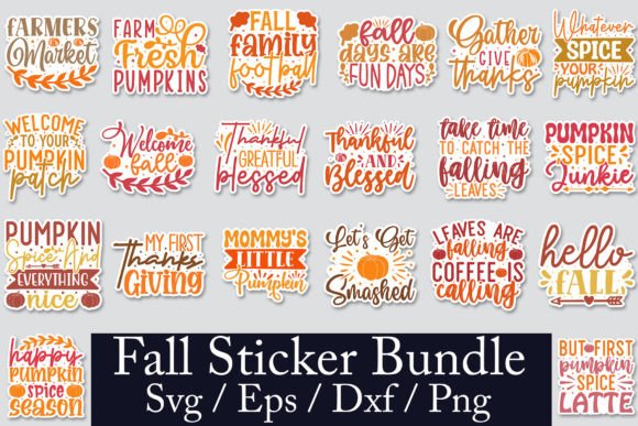 Download Fall Sticker Bundle - Sticker Collection