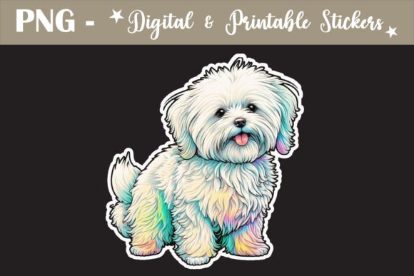 Download Cute Little Dog Sticker Design PNG - Sticker Collection