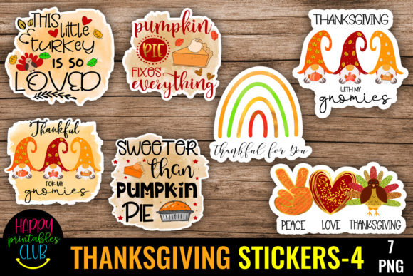 Download Thanksgiving Stickers 4-Thanksgiving - Sticker Collection