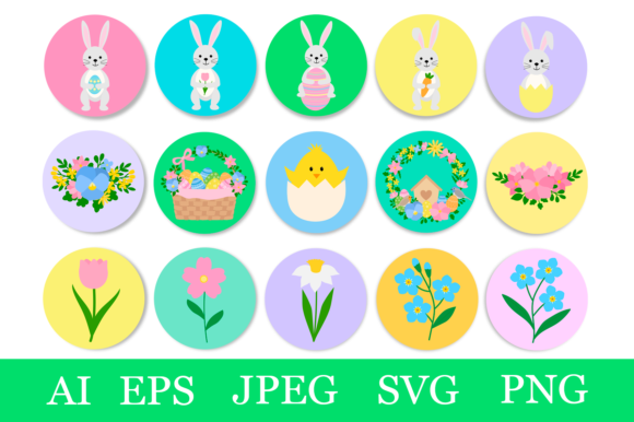 Download Easter Stickers. Bunny Stickers PNG - Sticker Collection
