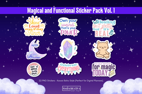 Download Magic Planner Sticker Pack Vol.1 22 PNG - Sticker Collection