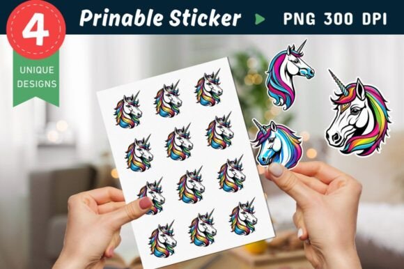 Download Cute Unicorn Sticker, Unicorn Sticker - Sticker Collection