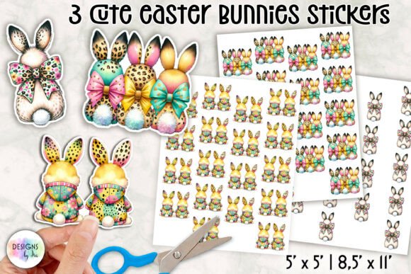 Download Cute Easter Bunny Stickers - Sticker Collection