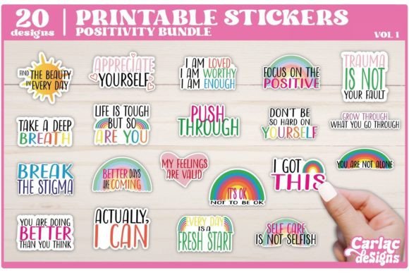Download Mental Health Sticker Bundle - Sticker Collection