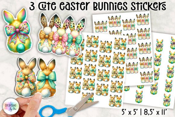Download Cute Easter Bunny Stickers - Sticker Collection