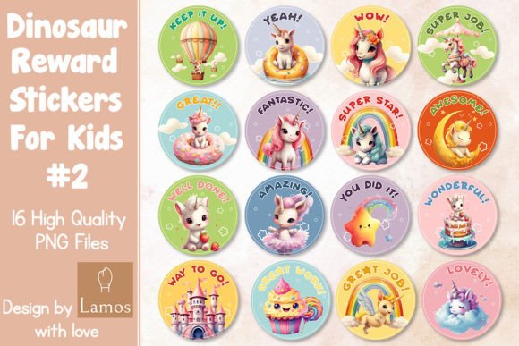 Download Unicorn Reward Stickers for Kids #2 - Sticker Collection