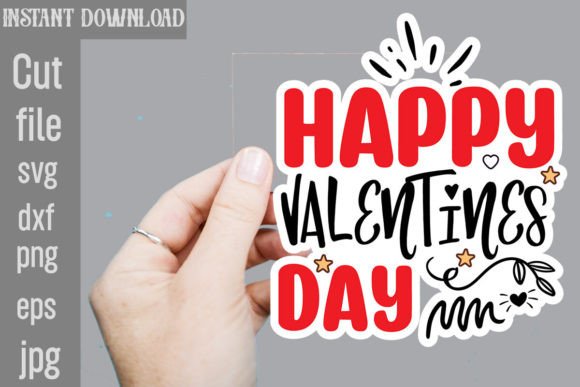 Download Happy Valentine's Day SVG Sticker Designs - Sticker Collection