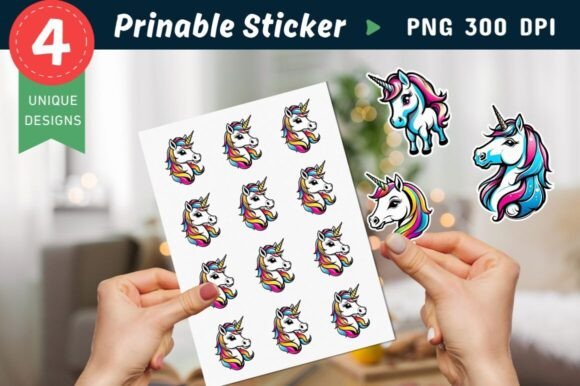 Download Cute, Unicorn, Sticker, Design, Unicorn - Sticker Collection