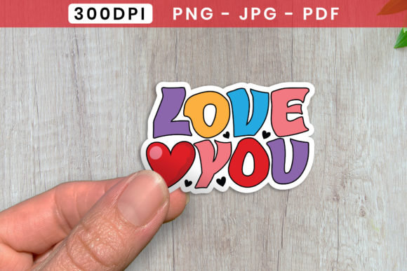 Download Love You - Valentine's Day Sticker PNG - Sticker Collection