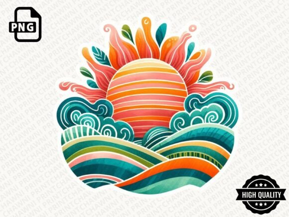 Download Kawaii Summer Sun Stickers PNG - Sticker Collection
