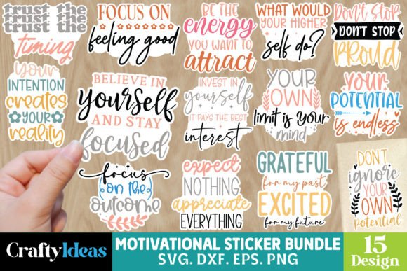 Download Motivational Sticker Bundle - Sticker Collection