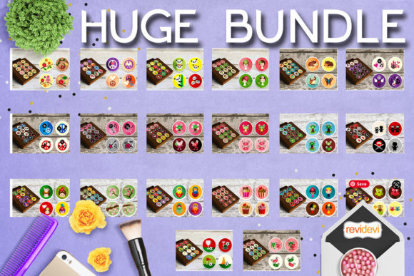 Download Watercolor Circle Sticker Huge Bundle - Sticker Collection