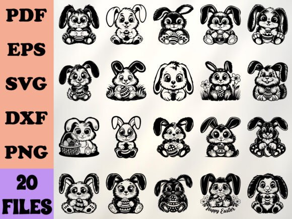 Download Easter Cute Sticker Bundle - Sticker Collection