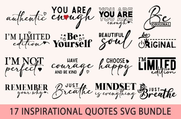 Download Boho Inspirational Quotes Svg Bundle,PNG - Premium Resources