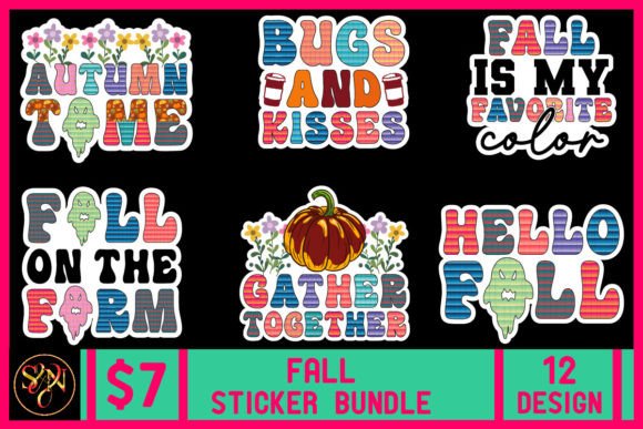 Download Fall Sticker Bundle - Sticker Collection