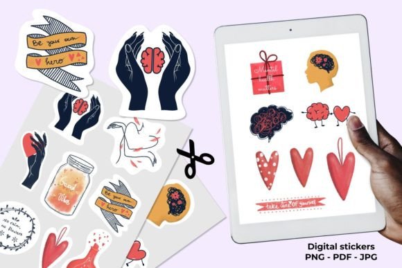 Download Mental Health Stickers - Sticker Collection