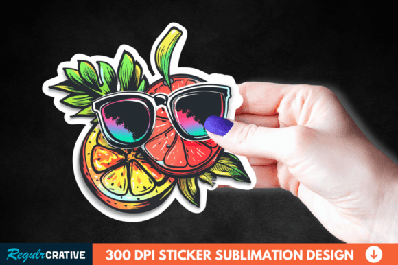 Download Summer Sticker Clipart Sublimation Png - Sticker Collection