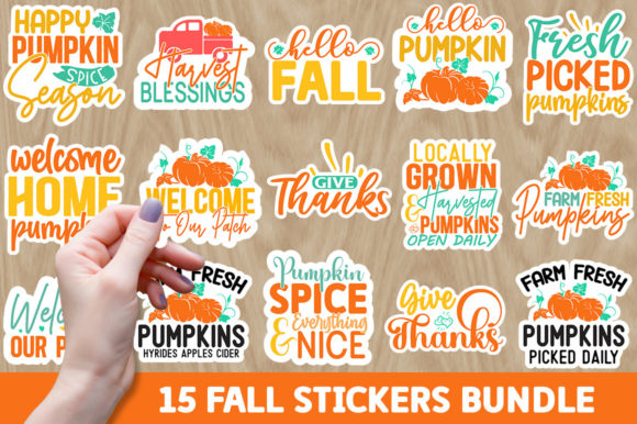 Download Fall Sticker Bundle - Sticker Collection
