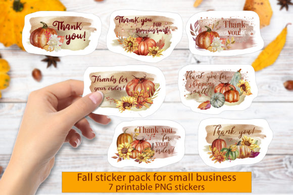 Download Fall Stickers for Small Business Packagi - Sticker Collection