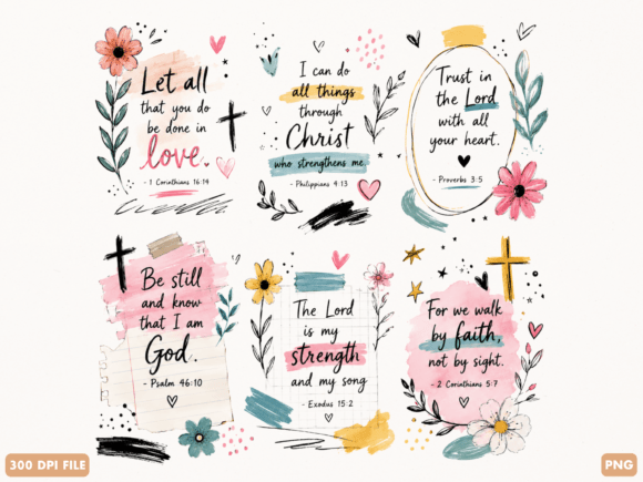 Download Inspirational Christian Bible Verse PNG - Premium Resources