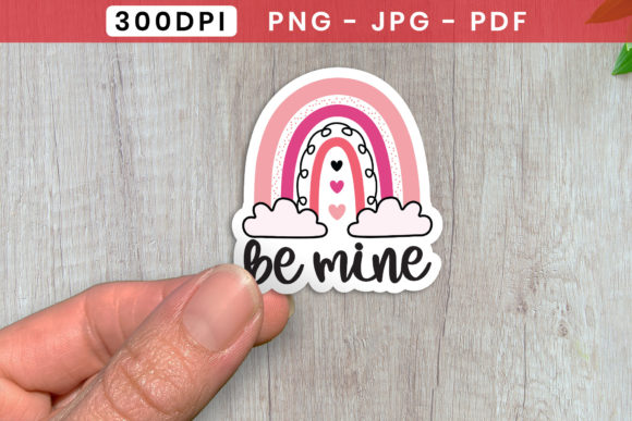 Download Be Mine PNG, Valentine's Day Sticker PNG - Sticker Collection