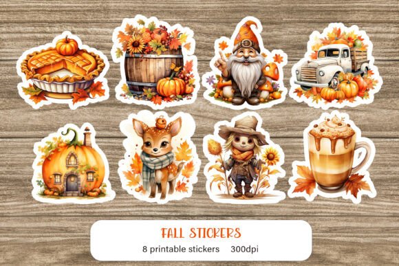 Download Fall Stickers Sublimation Autumn Sticker - Sticker Collection