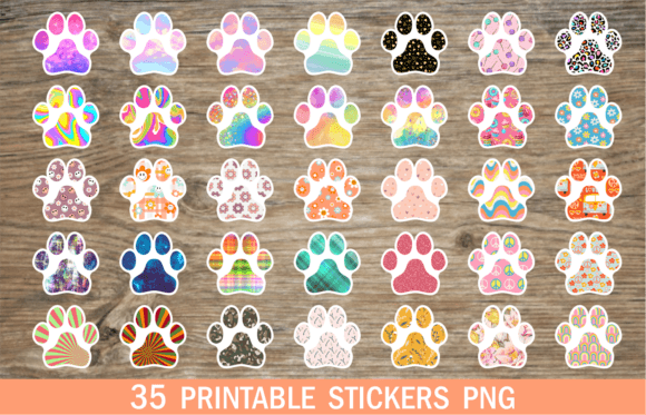 Download Paw Stickers Png Dog Stickers Printable - Sticker Collection