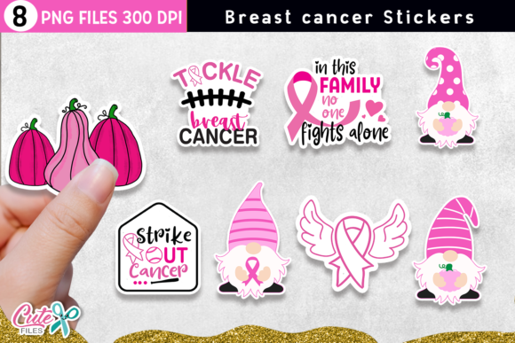 Download Breast Cancer Print and Cut Stickers - Sticker Collection