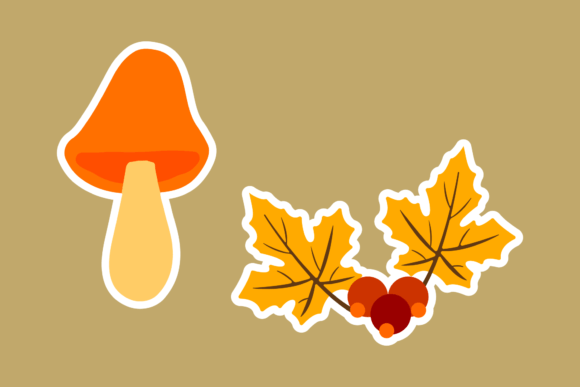 Download Autumn Stickers Icon - Sticker Collection