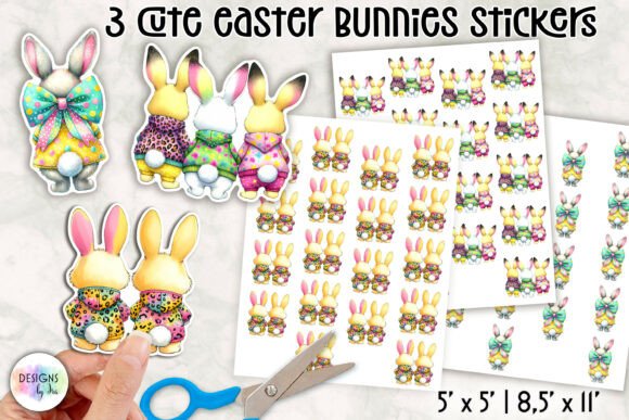 Download Cute Easter Bunny Stickers - Sticker Collection