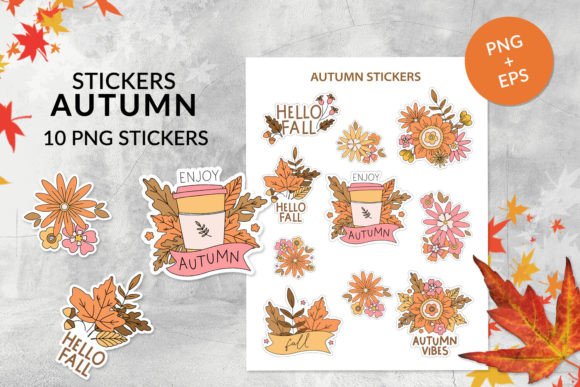 Download Printable Autumn Stickers - Sticker Collection