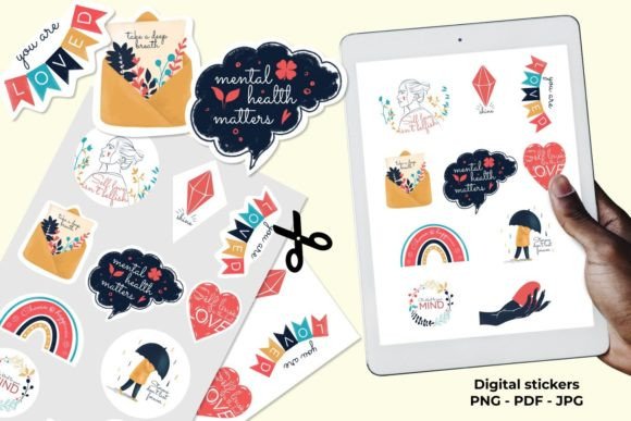 Download Mental Health Stickers - Sticker Collection